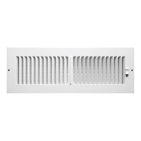 Greystone Greystone C102M14X04 2 Way Sidewall Ceiling Register  14 x 4 in. 4302246